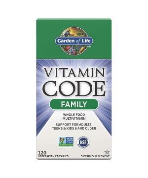 Vitamin Code RAW Family Multivitamin - 120 kapslí